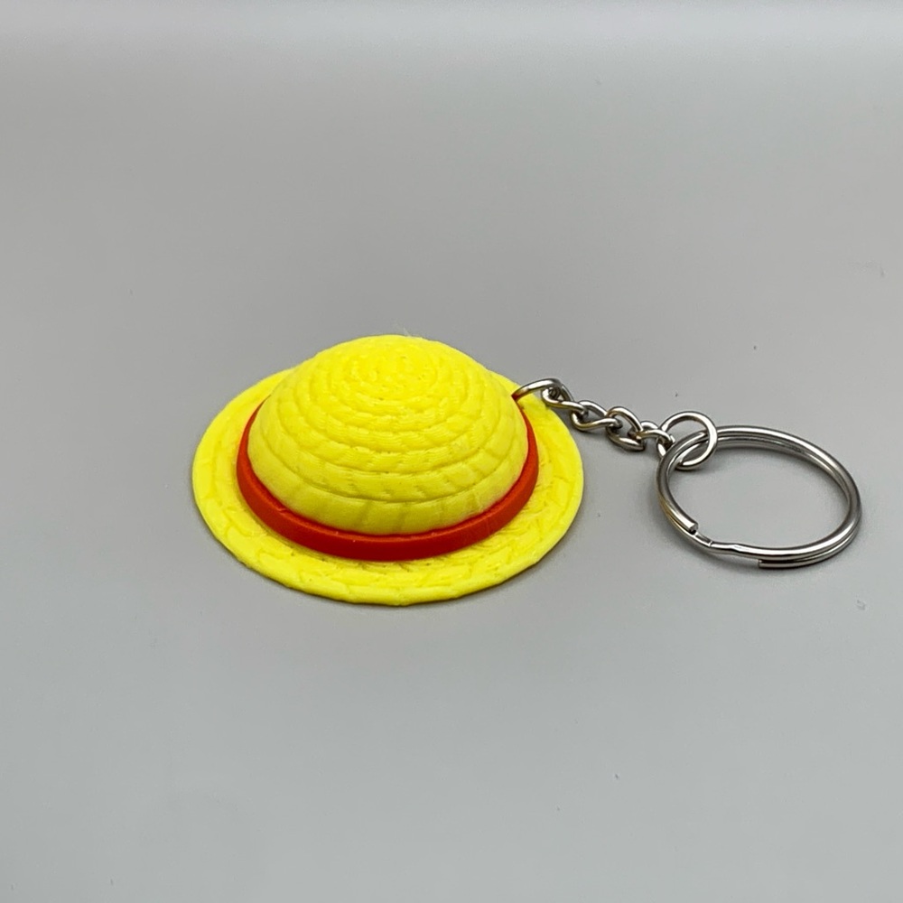 One Piece Yellow Hat Keychain